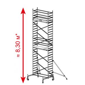 Алюминиевая вышка-тура Krause ProTec 8,3м 910165