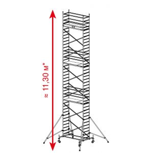 Алюминиевая вышка-тура Krause ProTec 11,3м 910196