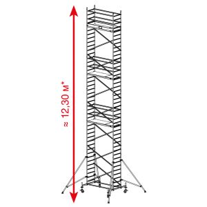 Алюминиевая вышка-тура Krause ProTec 12,3м 910202