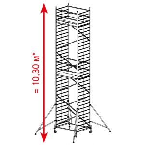 Алюминиевая вышка-тура Krause ProTec XXL 10,3м 911186