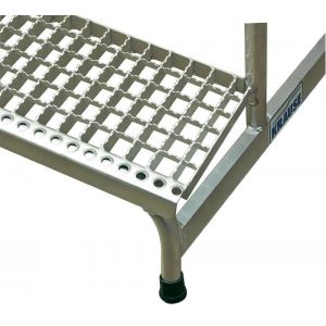 Алюминиевая монтажная подставка Krause Stabilo решетчатые ступени, 2 ступени 805324